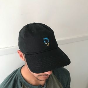 DC Comics Batman dad hat. Leather strap.